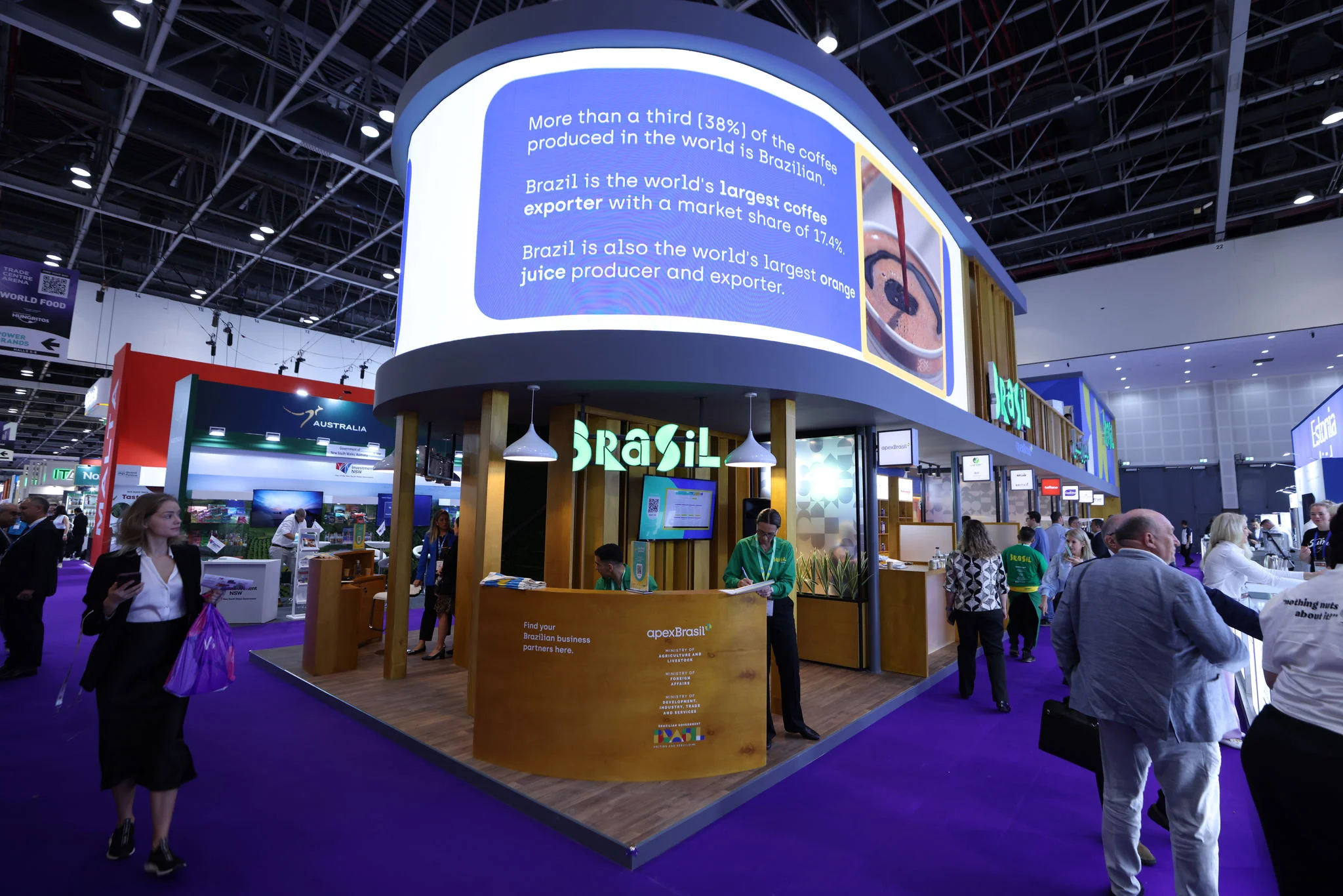 ApexBrasil leva 186 empresas brasileiras à Gulfood 2026