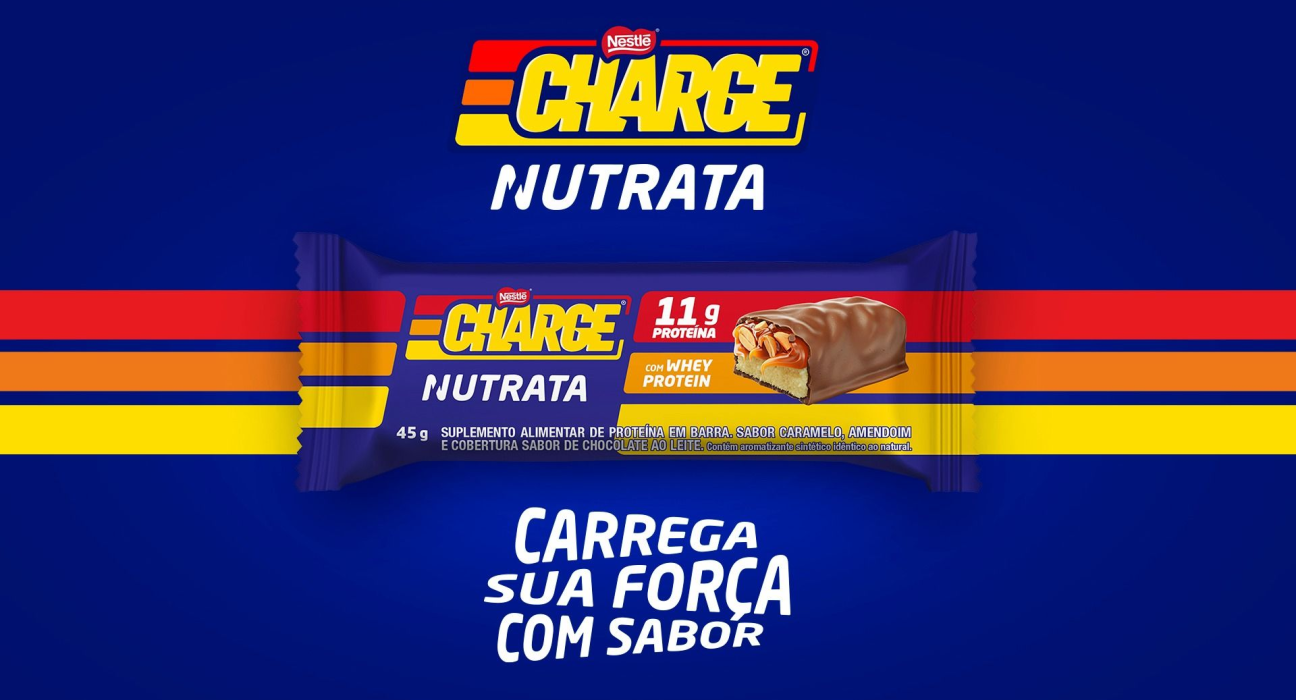 Nestlé lança Charge Proteico com 11g de proteína