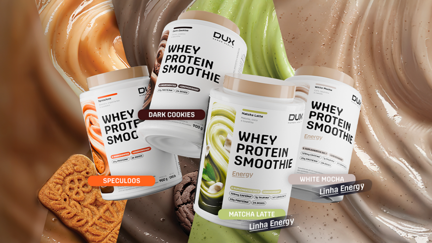 DUX lança Whey Protein Smoothie com cinco suplementos