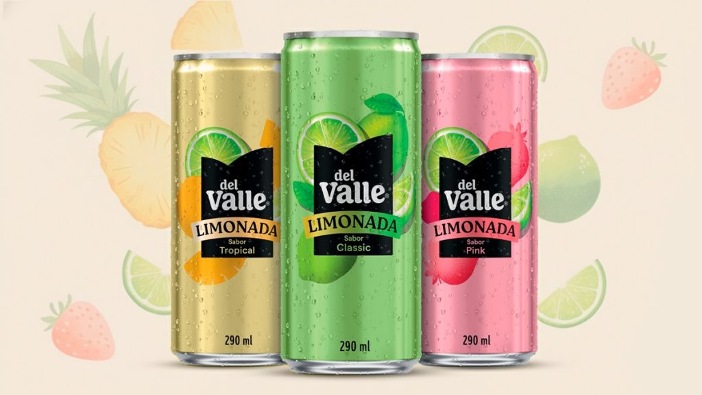 Del Valle lança linha de Limonadas em lata