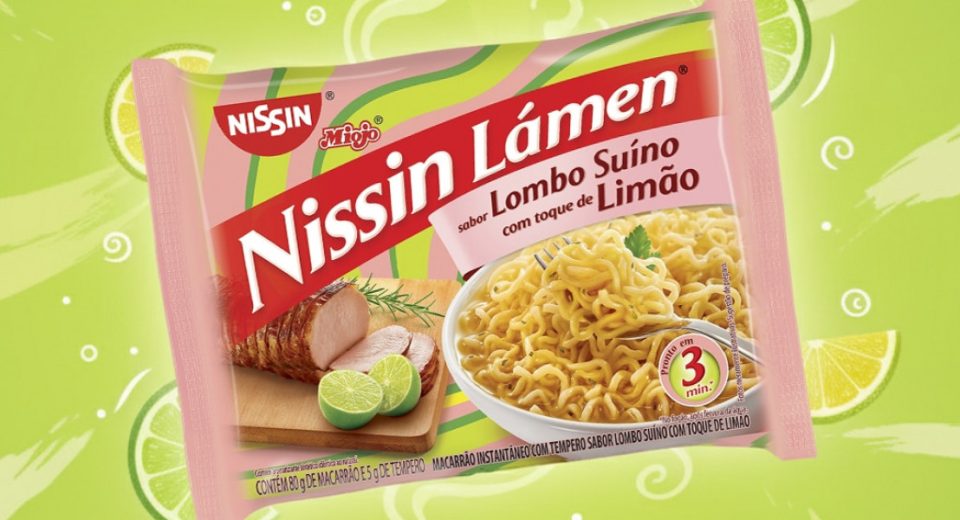 Nissin lança lámen lombo suíno com toque de limão
