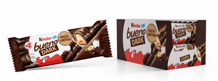 Kinder Bueno Dark estreia no Brasil para a Páscoa
