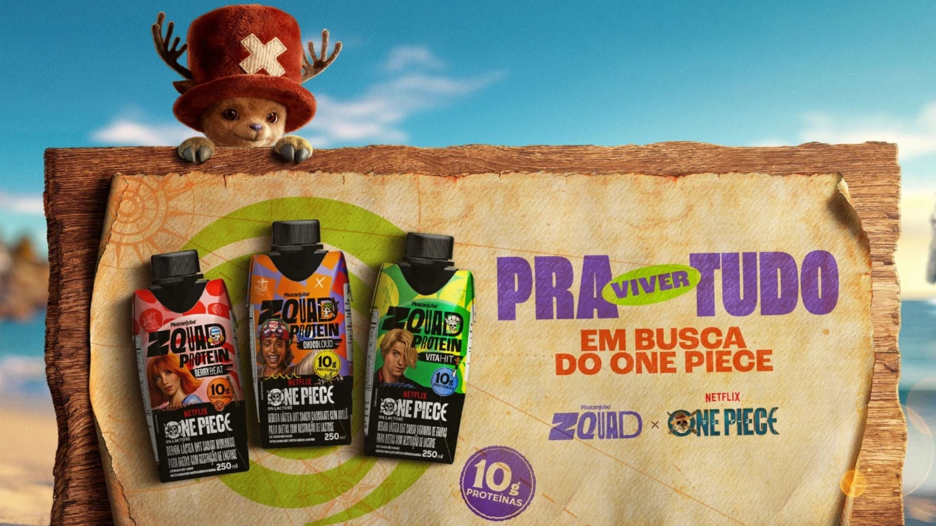Piracanjuba Zquad lança collab com One Piece