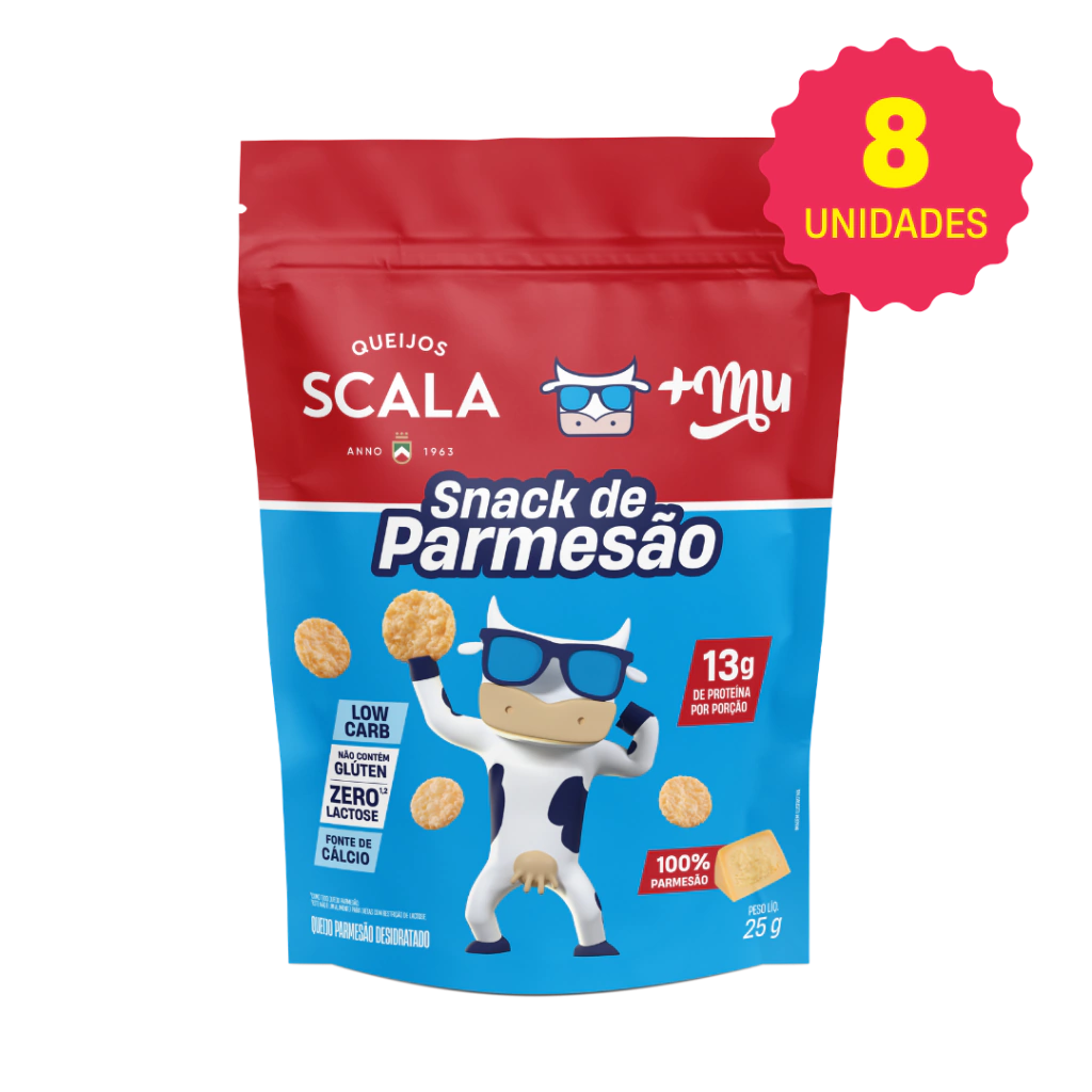 +Mu e Scala lançam snack de parmesão proteico