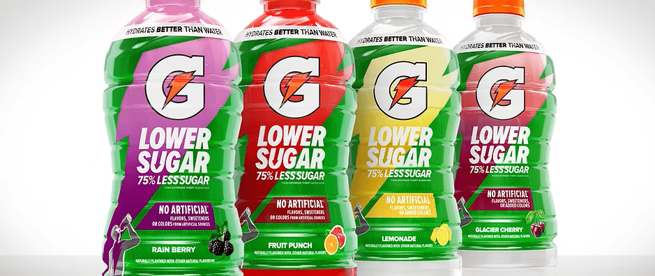 Gatorade lança bebida esportiva com menos açúcar
