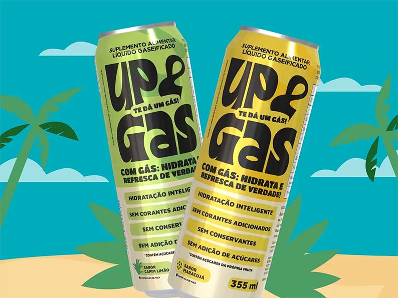 Isotônico com gás chega ao Brasil com proposta sensorial