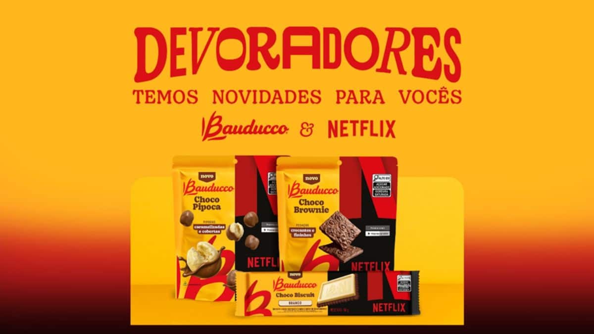 Bauducco e Netflix lançam linha de snacks