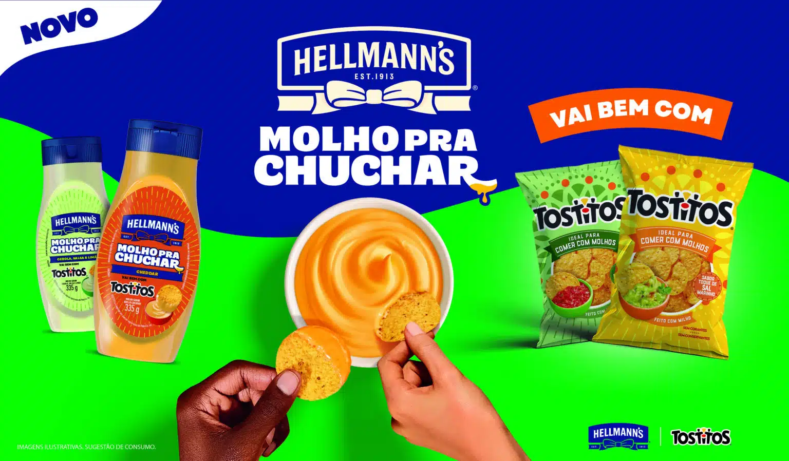 Hellmann’s e Tostitos lançam molhos para chuchar