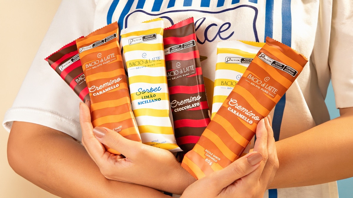 Bacio di Latte lança picolés Creminos