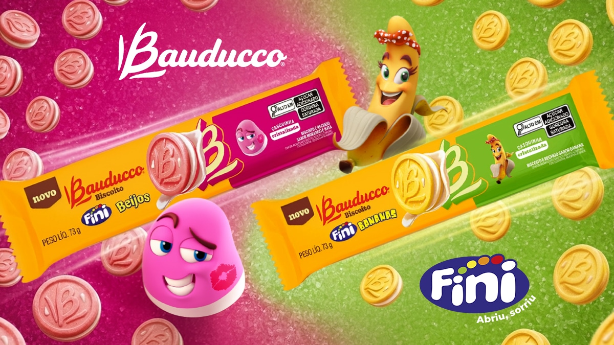 Bauducco e Fini lançam biscoitos recheados