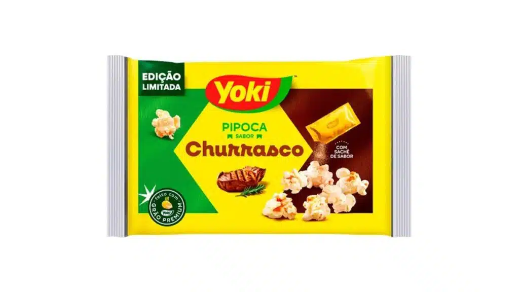 Yoki lança pipoca sabor churrasco limitada