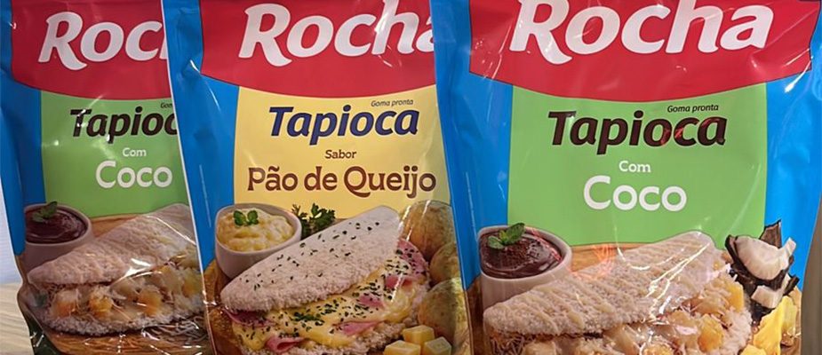 Rocha lança tapiocas saborizadas de pão de queijo e coco