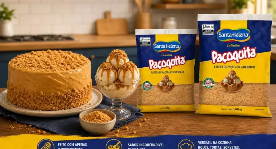 Farofa Paçoquita chega ao mercado em dois formatos