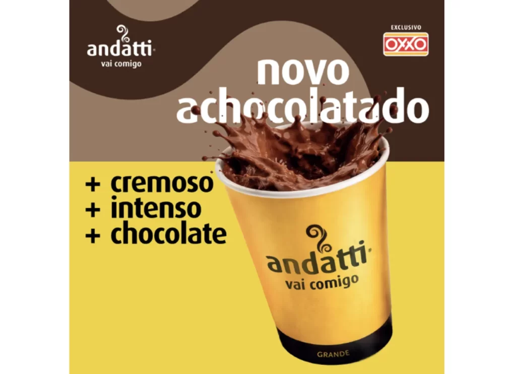OXXO reformula achocolatado Andatti no Brasil