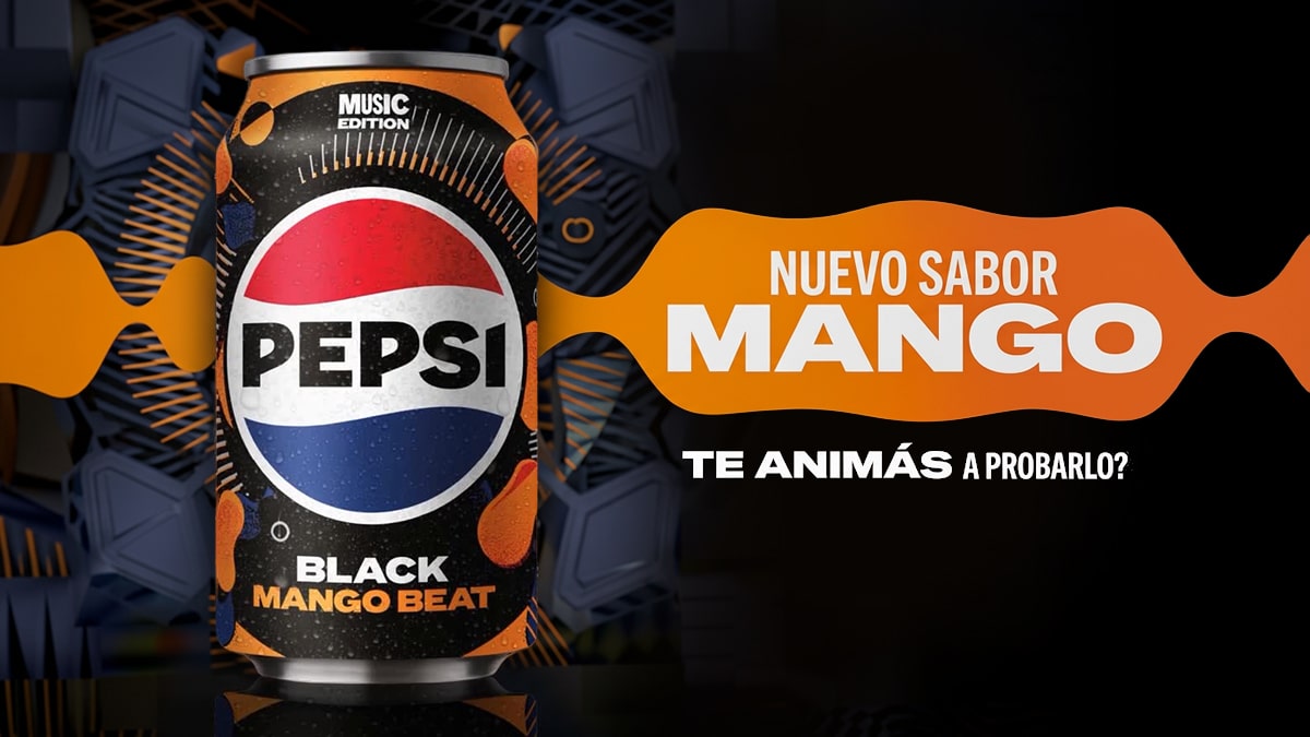Pepsi Black Mango Beat chega ao mercado argentino