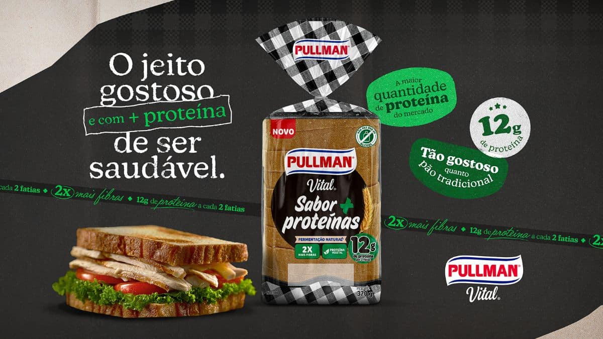 Pullman e Plusvita lançam pão com 12g de proteína