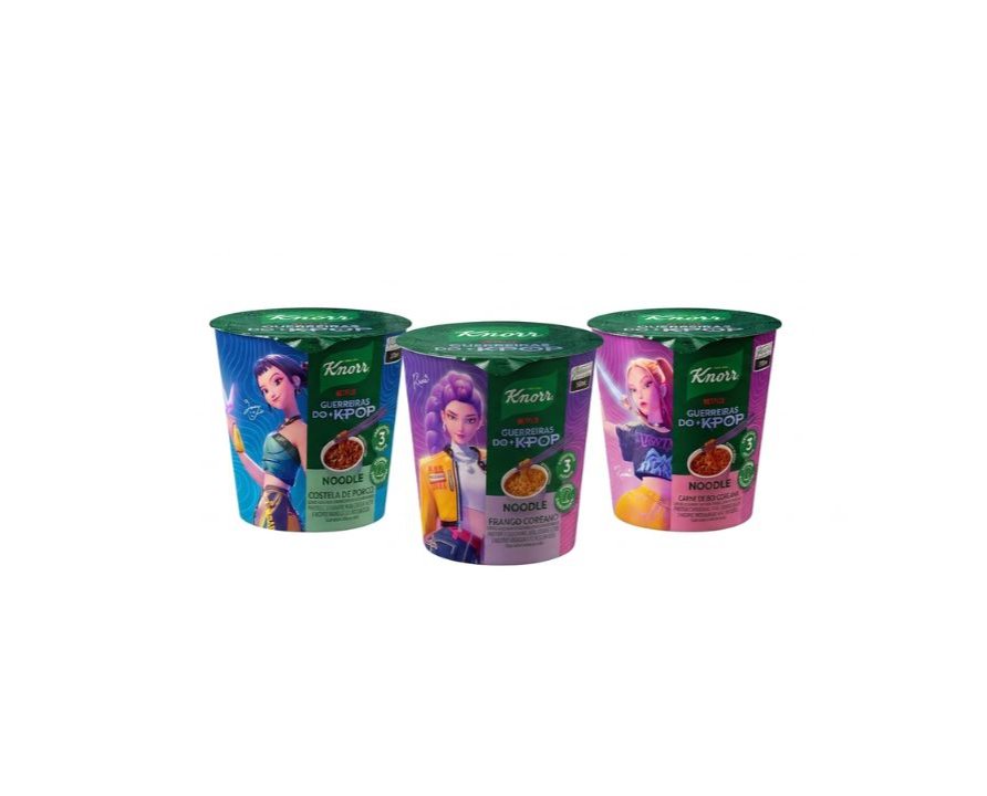 Noodles Knorr Guerreiras do K-Pop chegam ao Brasil
