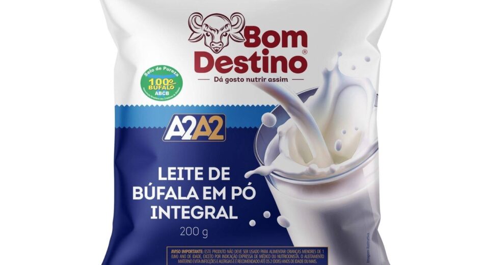Bom Destino lança leite em pó de búfala inédito no Brasil