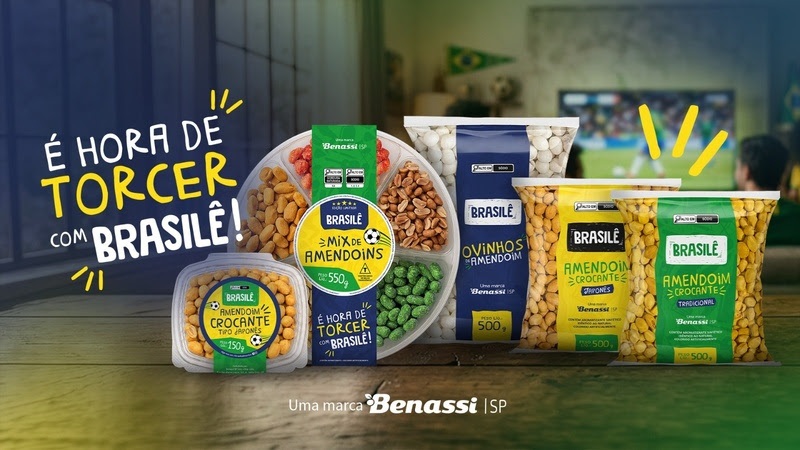 Linha Copa Brasilê aposta em snacks para a Copa do Mundo