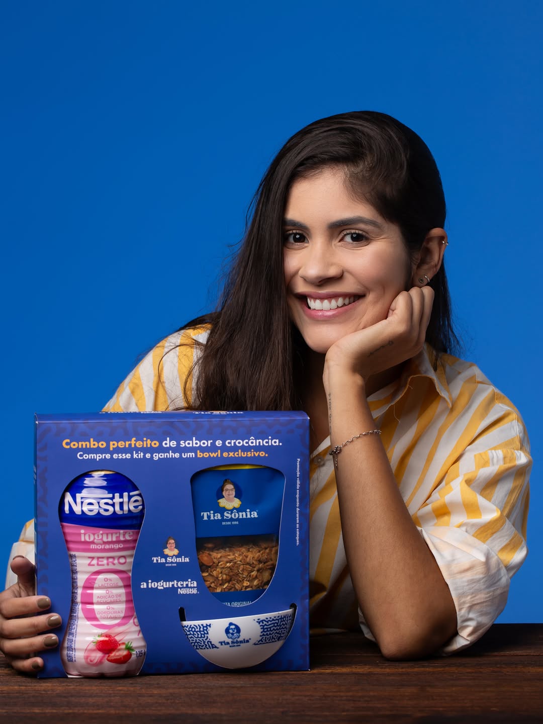 Tia Sônia e Nestlé lançam kit especial com granola e iogurte