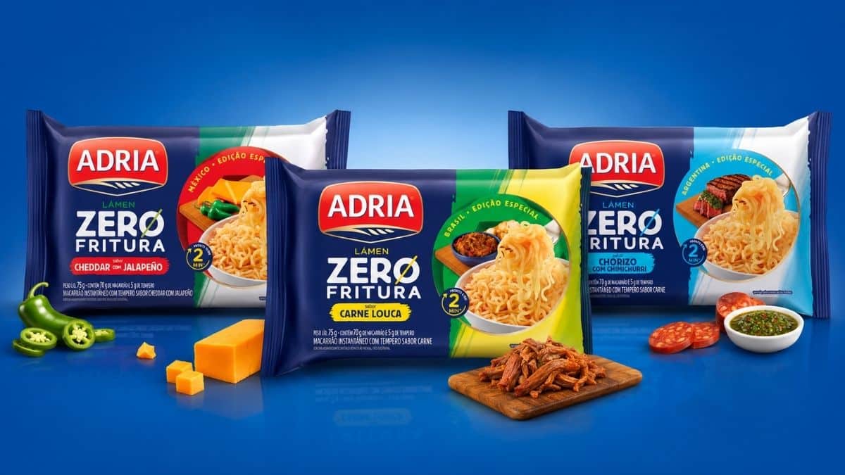 Adria lança lámens inspirados em Brasil, México e Argentina