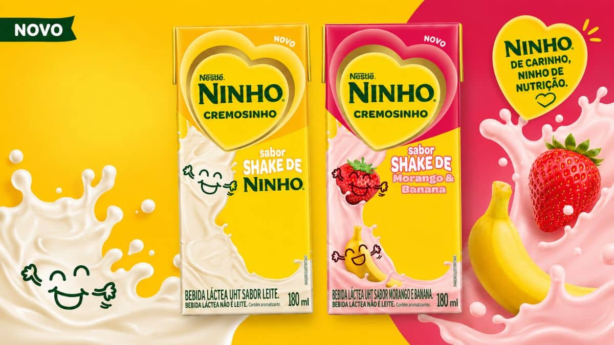 Nestlé lança Ninho Cremosinho para nutrição infantil