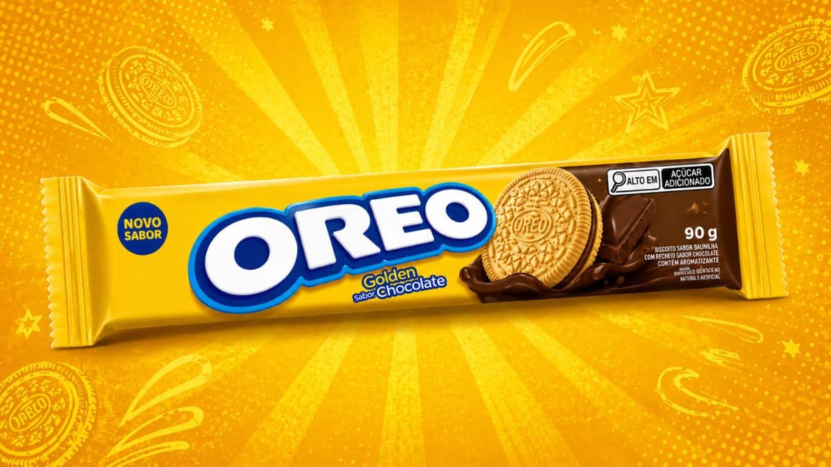 Oreo Golden sabor chocolate chega ao mercado brasileiro