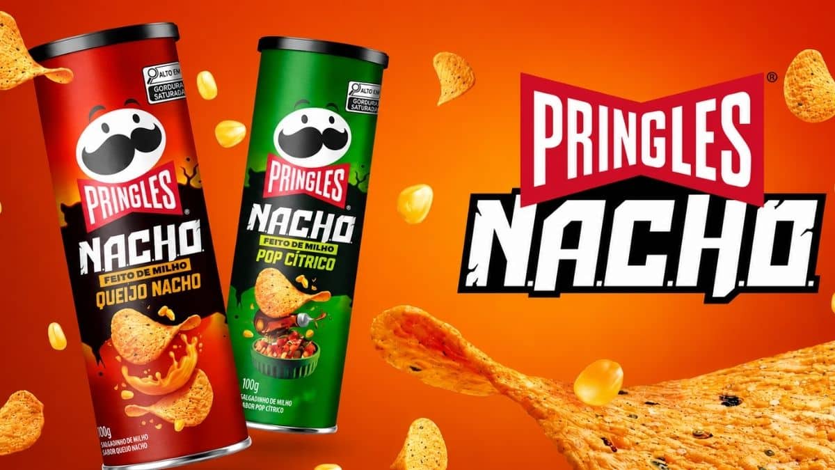 Pringles Nacho chega ao Brasil com dois sabores inéditos