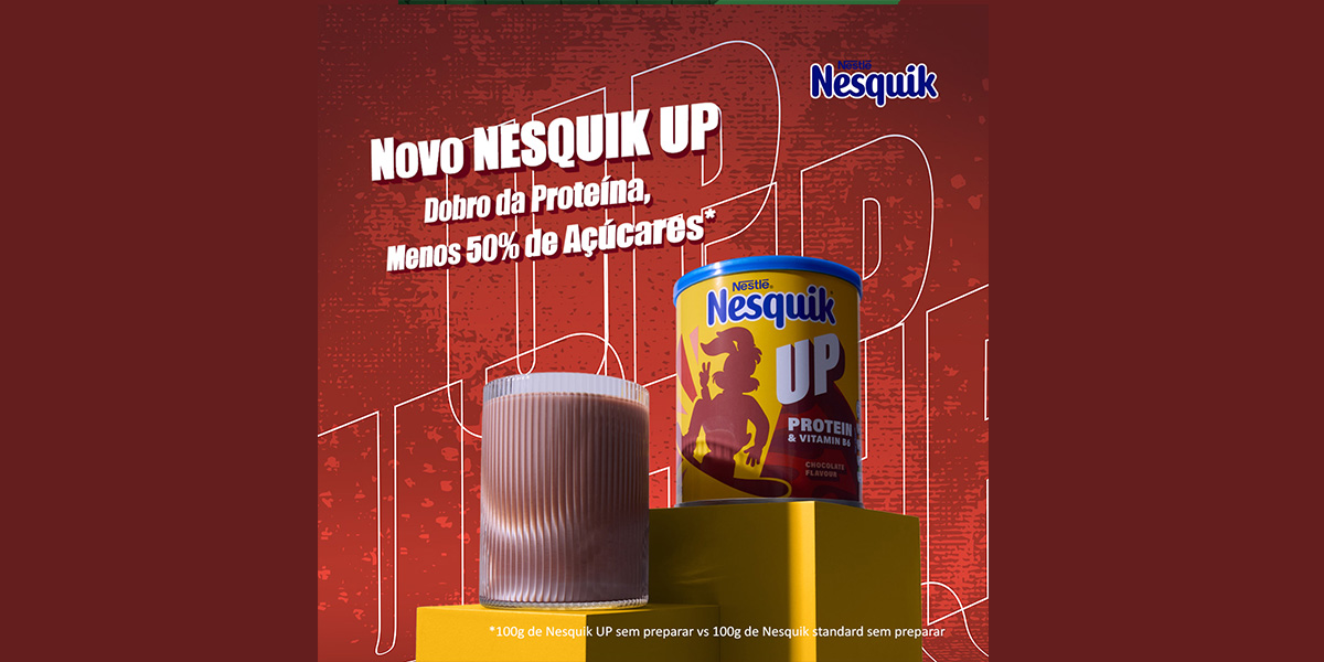 NESQUIK UP marca entrada da marca no segmento proteico