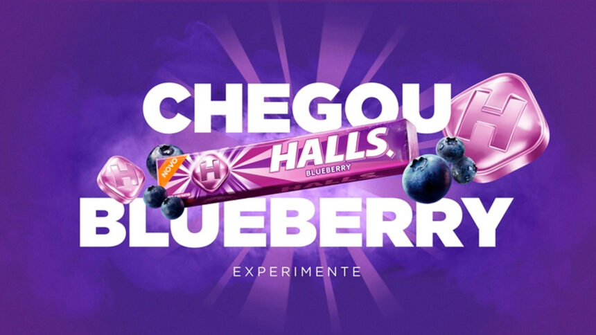 Halls lança Blueberry e amplia linha de sabores