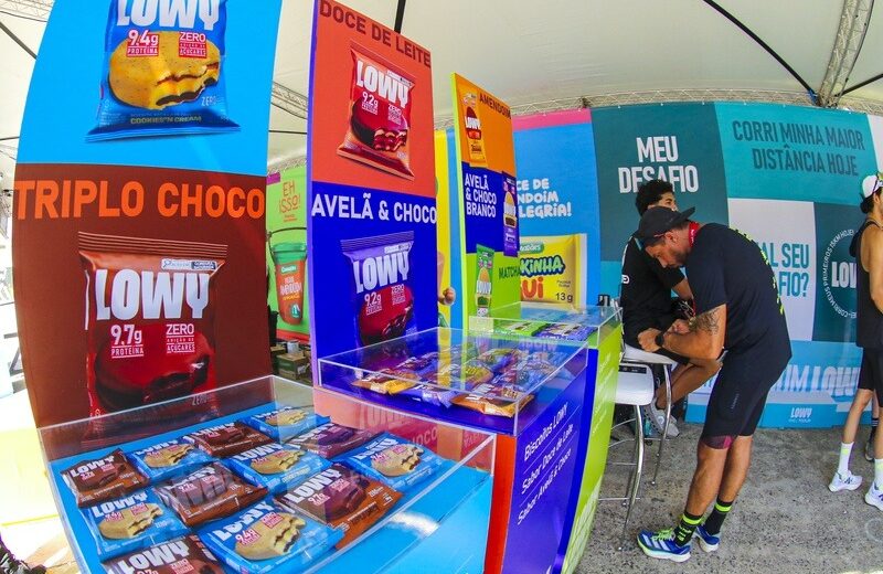 Doces proteicos LOWY marcam presença em corrida