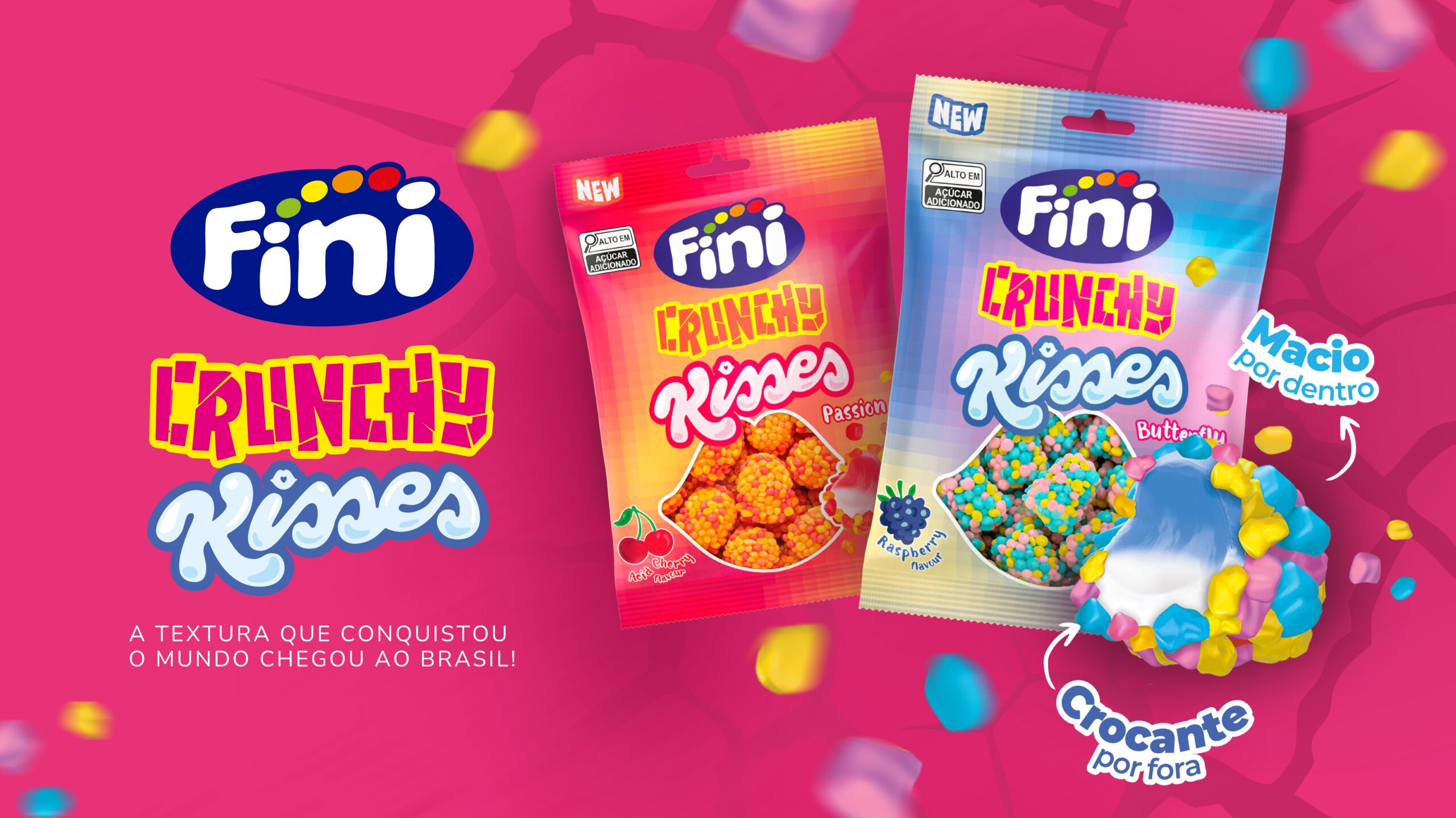 Crunchy Kisses Fini aposta em combinação de texturas