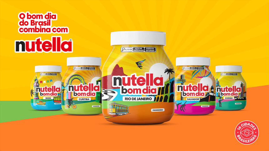 Nutella Bom Dia: coleção inspirada em cidades brasileiras