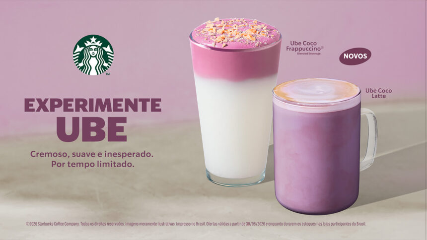 Starbucks aposta no ube e traz tendência ao Brasil