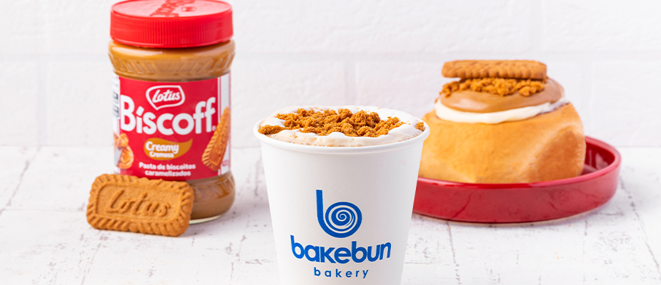 Biscoff e Bakebun lançam linha de cinnamon rolls