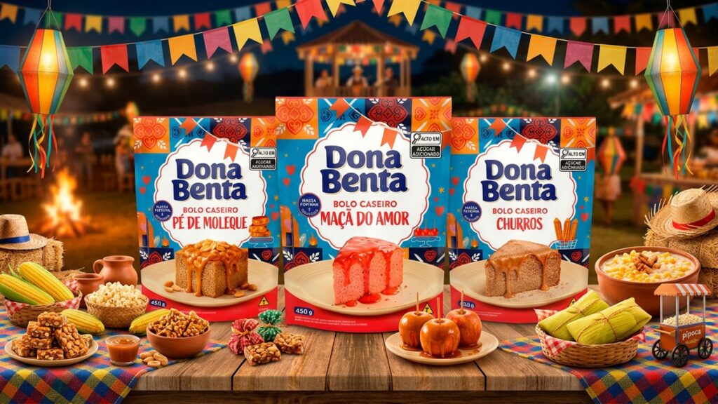 Mistura para Bolo Dona Benta ganha edição junina