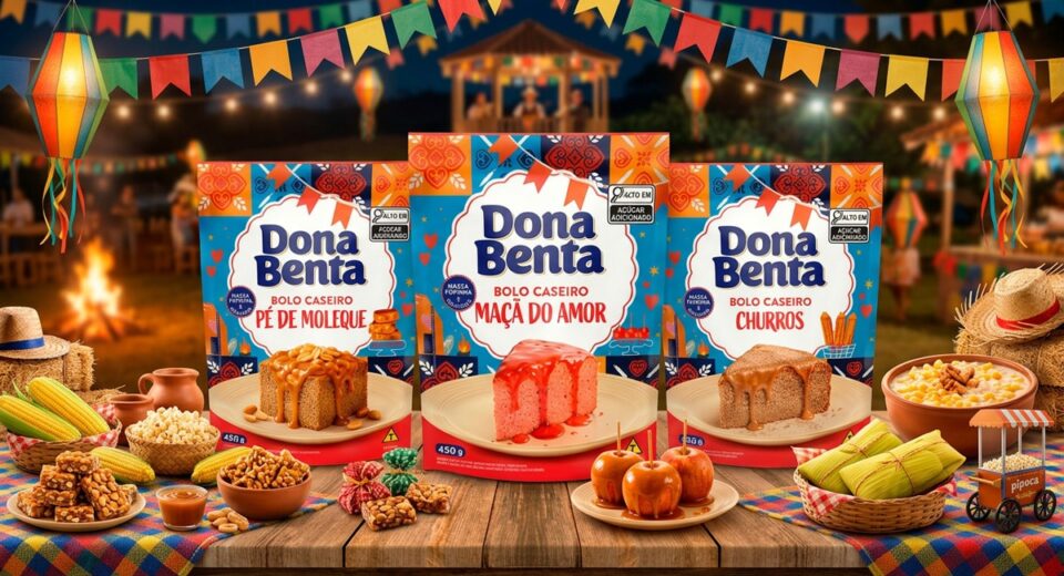 Mistura para Bolo Dona Benta ganha edição junina