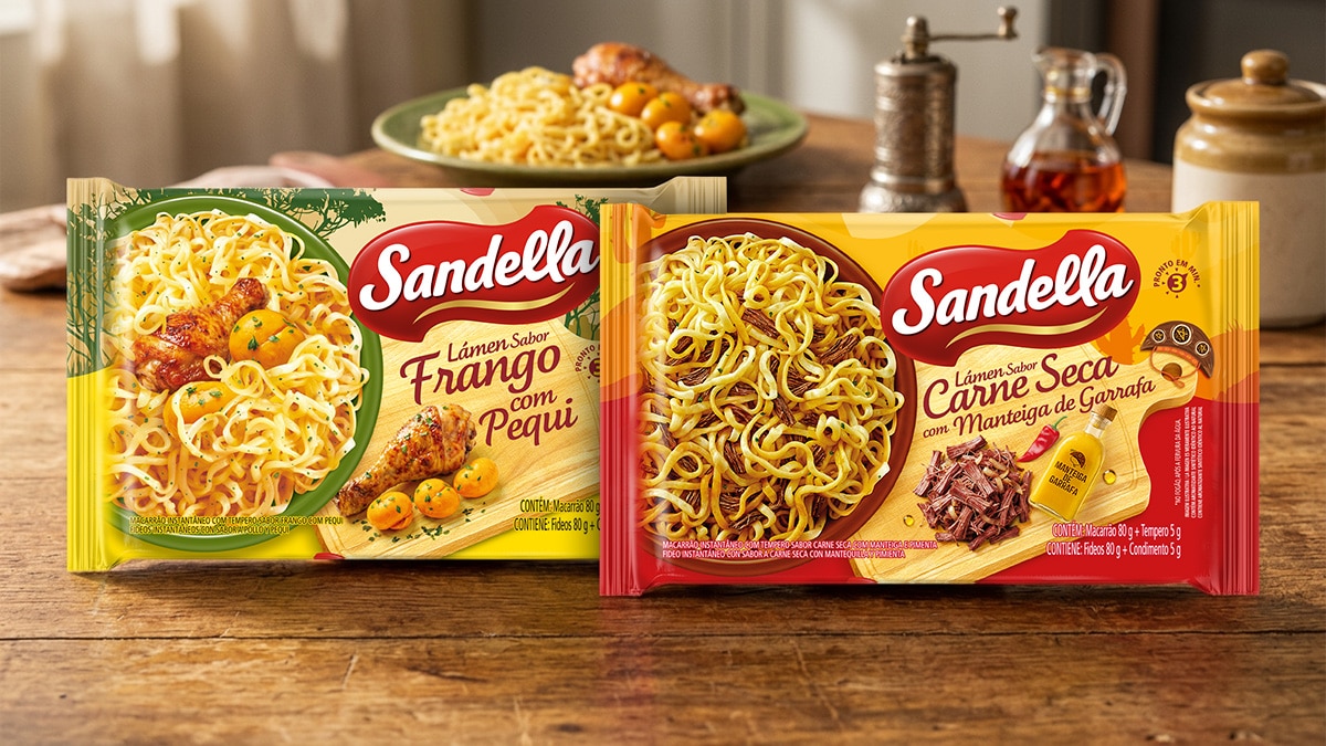 Macarrão instantâneo ganha sabores regionais