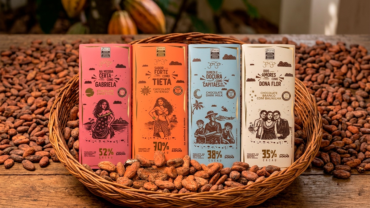 Sabores Zorzo homenageia Jorge Amado com chocolates