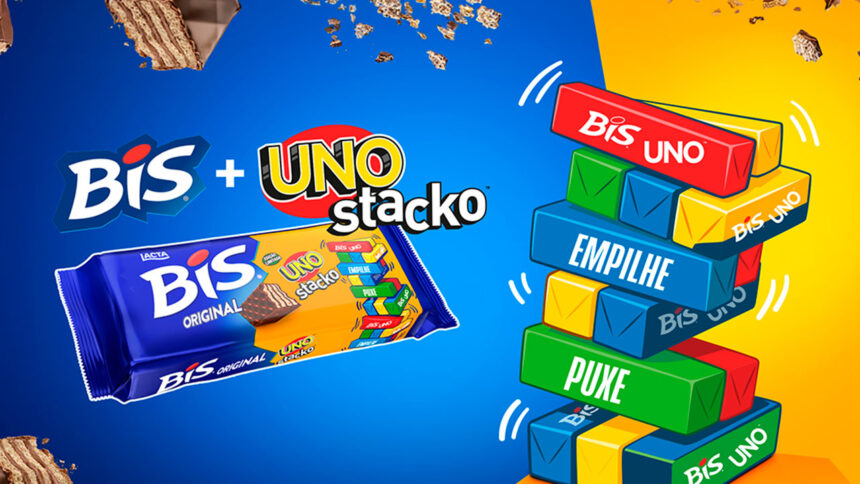 BIS e UNO Stacko transformam chocolate em jogo