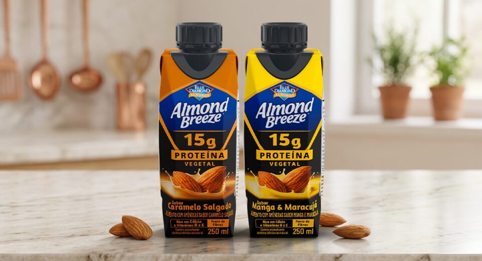 Almond Breeze lança bebida proteica vegetal no Brasil