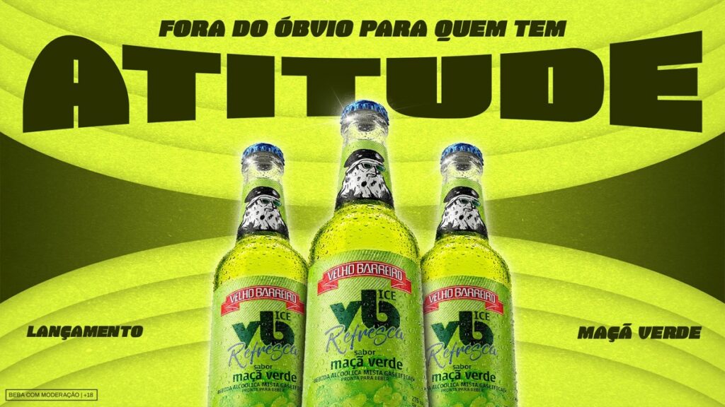 VB Refresca lança sabor Maçã Verde em linha RTD
