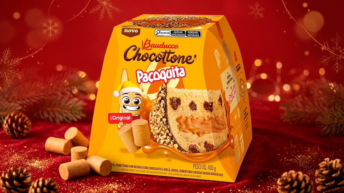 Chocottone Paçoquita Bauducco chega para o Natal 2026