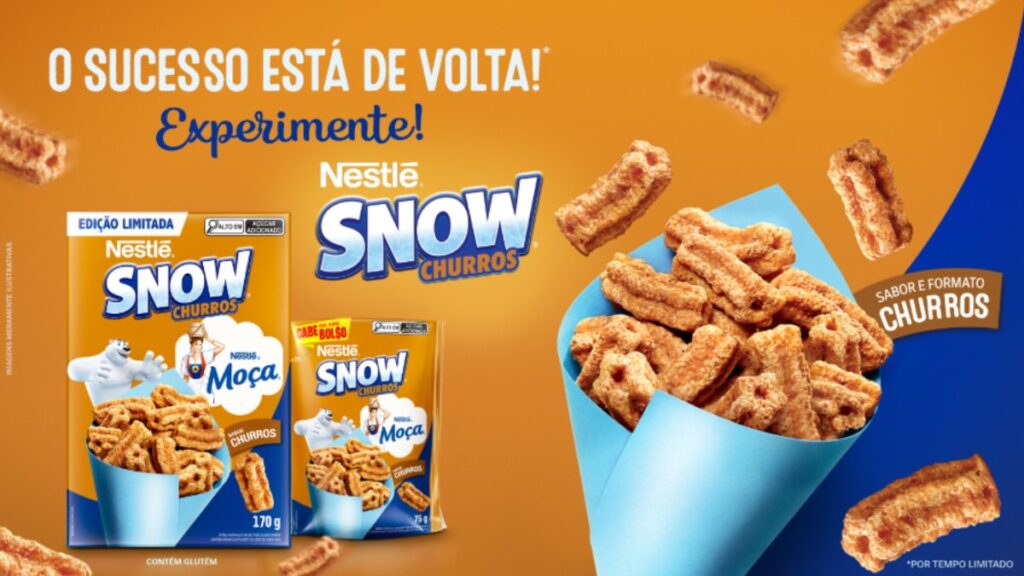 Nestlé relança Snow Churros em edição limitada