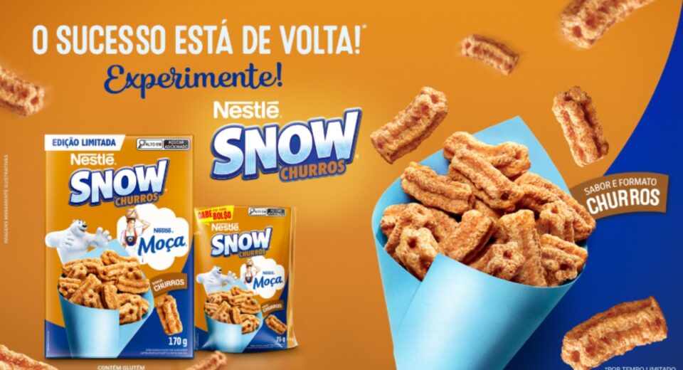 Nestlé relança Snow Churros em edição limitada