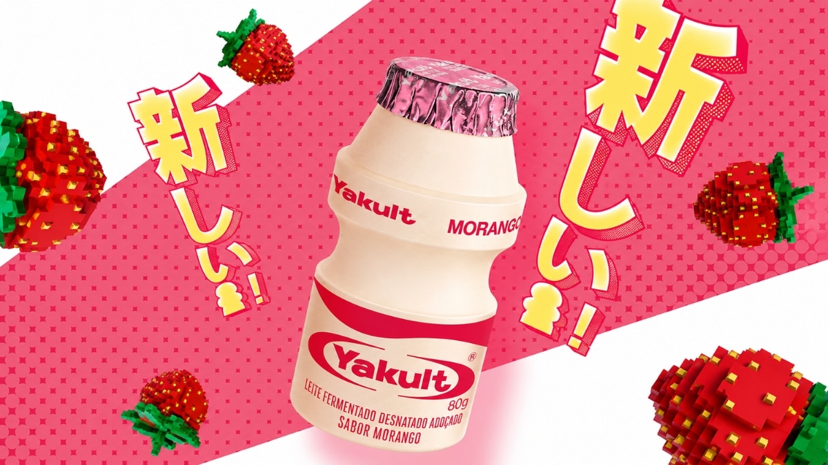 Yakult Morango chega ao mercado brasileiro