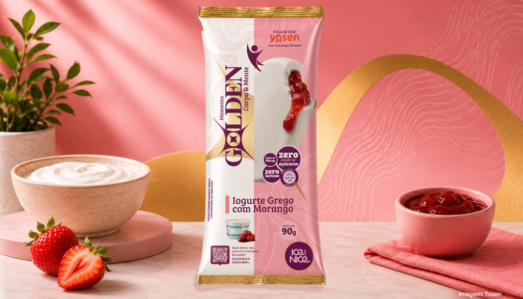 Yosen e Ice By Nice lançam picolé vitaminado