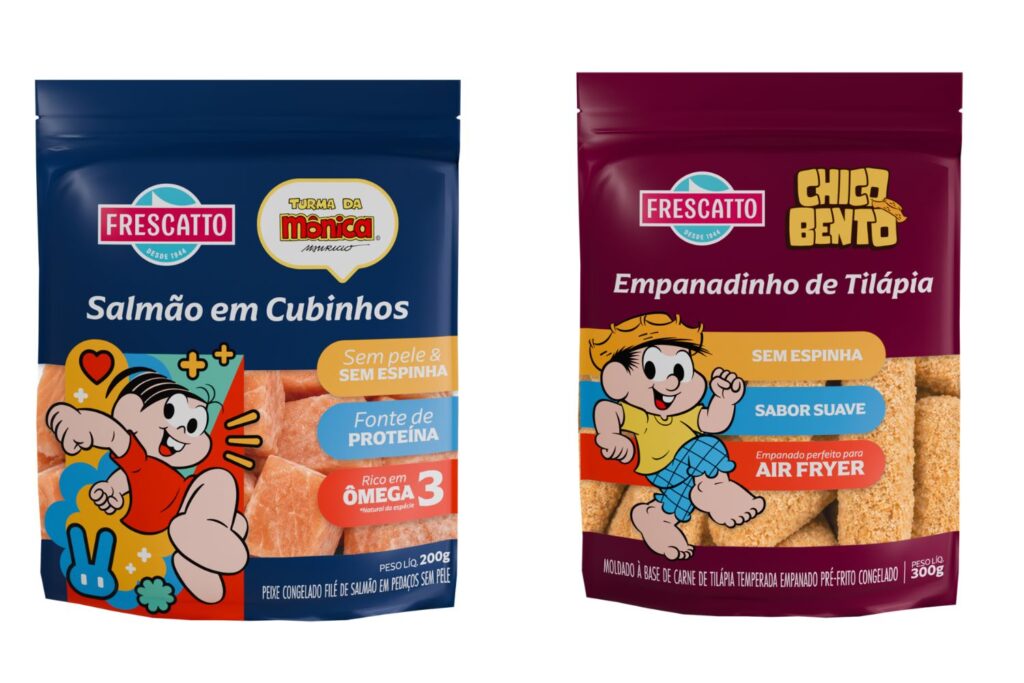 Frescatto lança linha infantil de pescados com Turma da Mônica