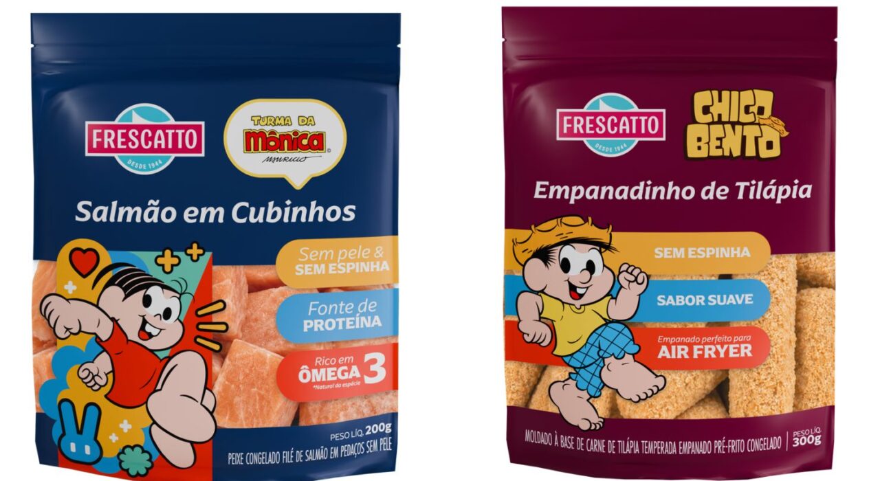 Frescatto lança linha infantil de pescados com Turma da Mônica