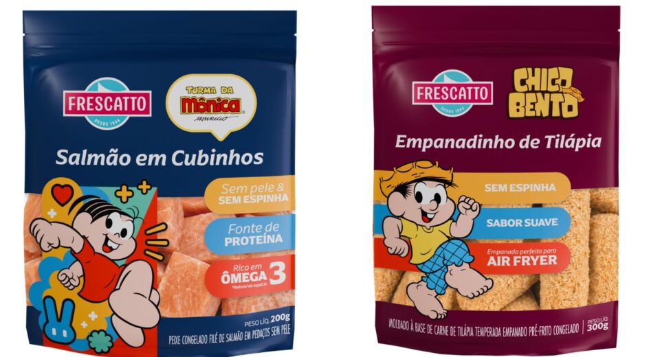 Frescatto lança linha infantil de pescados com Turma da Mônica